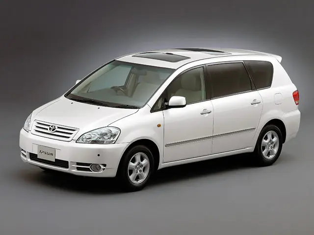 Toyota Ipsum (ACM21W, ACM26W) 2 поколение, минивэн (05.2001 - 09.2003)